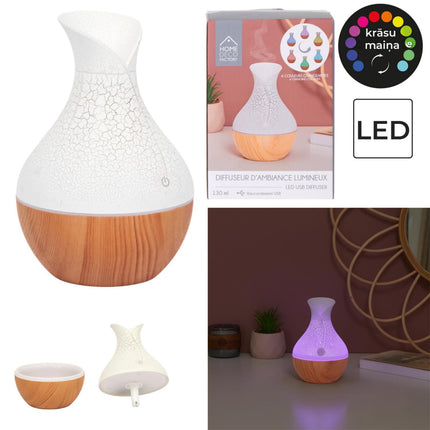 LED aromāta difuzors “Tulpe” ar 6 mainīgām gaismas krāsām