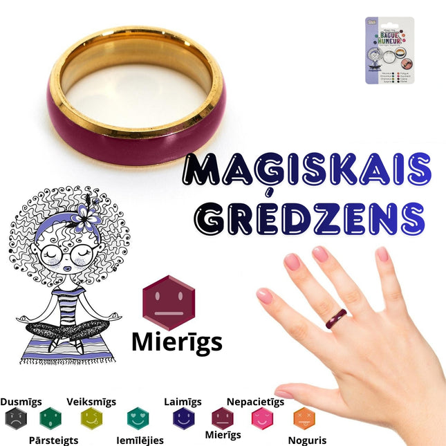 Noskaņojuma gredzens – “Bague Humeur”