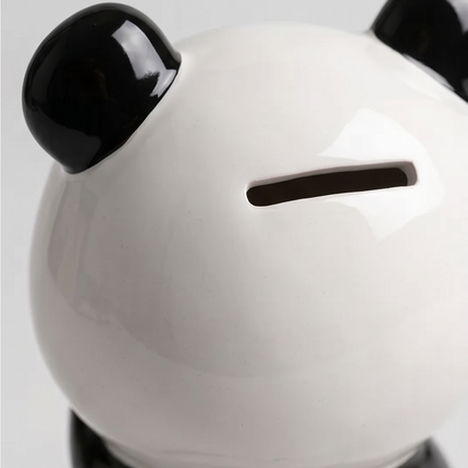 Keramikas krājkase – panda, balta/melna