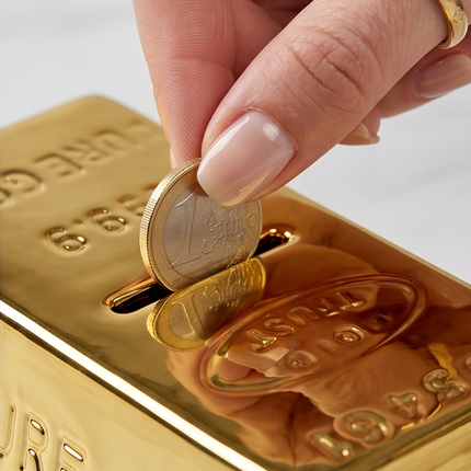 Keramikas krājkasīte “Gold Bar” – zelta stienis
