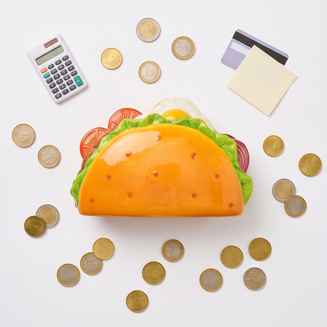“Taco” – krāsaina keramikas naudas krājkaste