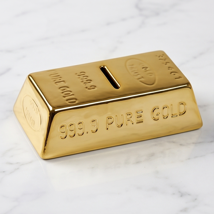 Keramikas krājkasīte “Gold Bar” – zelta stienis