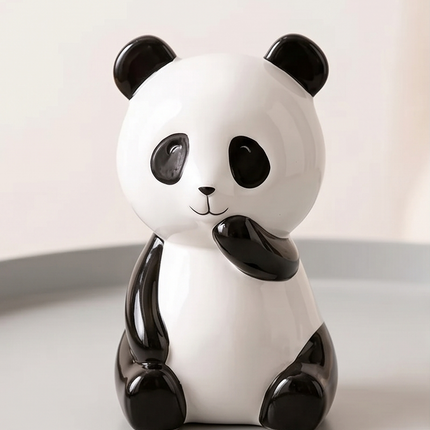 Keramikas krājkase – panda, balta/melna