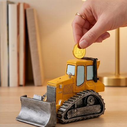 Krājkase – buldozers
