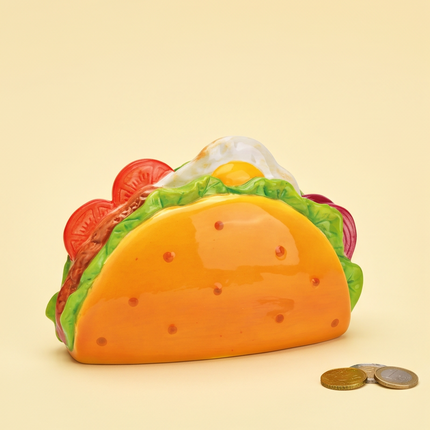“Taco” – krāsaina keramikas naudas krājkaste