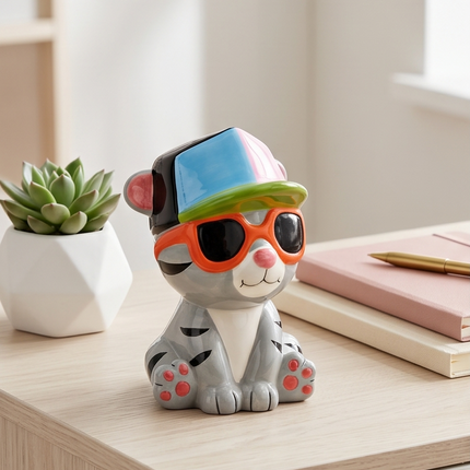 Keramikas krājkasīte “Cool Cat”