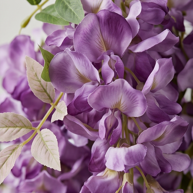 Mākslīgais glicīnijas zars violetā tonī 85cm