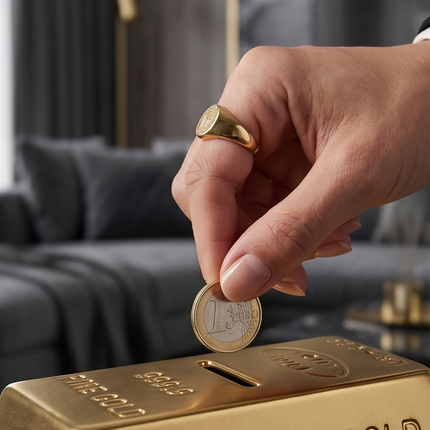 Keramikas krājkasīte “Gold Bar” – zelta stienis