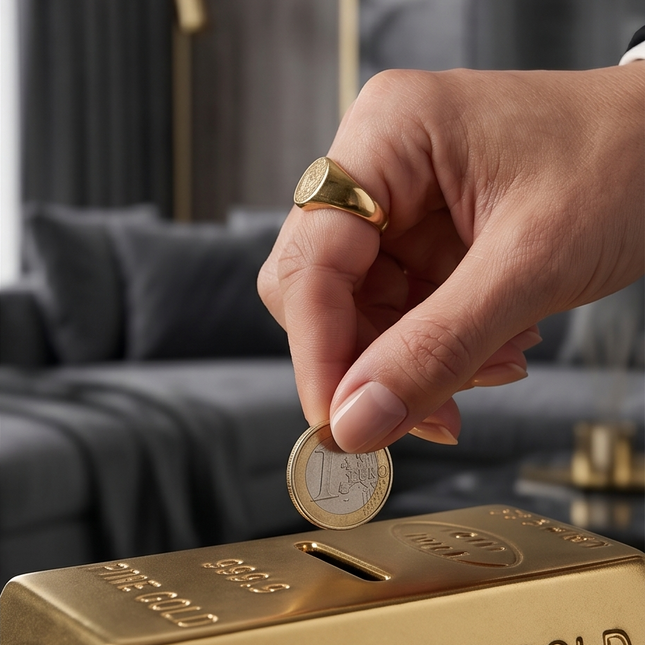 Keramikas krājkasīte “Gold Bar” – zelta stienis