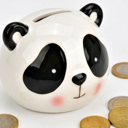 Keramikas krājkase – dzīvnieciņi (panda / tīģeris / pērtiķis / kaķis)
