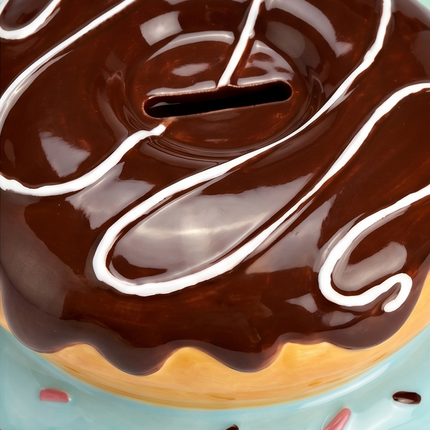 Keramikas krājkasīte “Donuts” – krāsaina