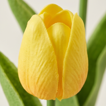 Mākslīgā tulpe dzeltenā tonī 33cm