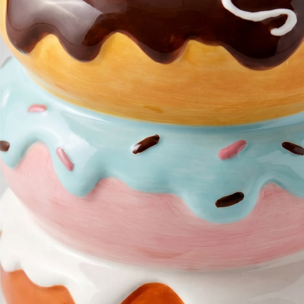 Keramikas krājkasīte “Donuts” – krāsaina