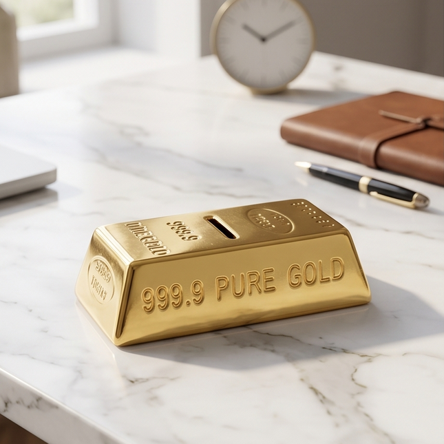 Keramikas krājkasīte “Gold Bar” – zelta stienis