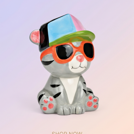 Keramikas krājkasīte “Cool Cat”