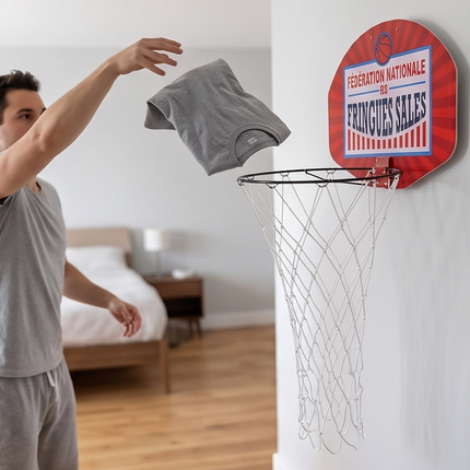 Basketbola grozs netīrajai veļai