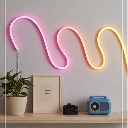 Neona LED gaismas lente Rainbow USB (3 m / 5 m)