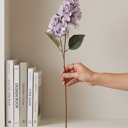 Mākslīgais ziedu zars violetā tonī 91cm