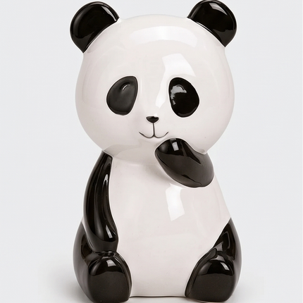 Keramikas krājkase – panda, balta/melna