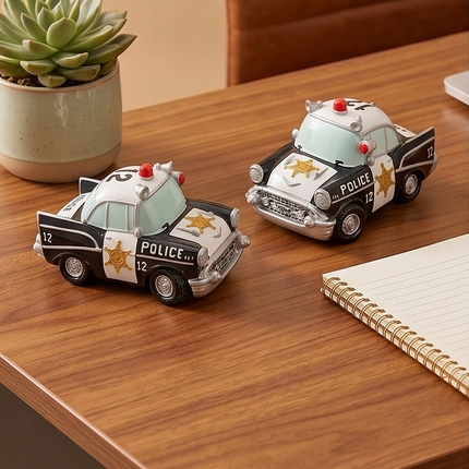 Krājkase – policijas auto