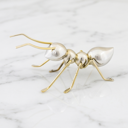 Dekoratīva skudra – zelta, 18 cm
