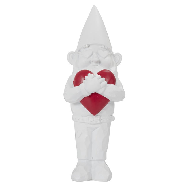 Dizaina statuete “ Rūķis Love” – 33 cm, balta