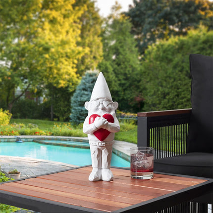 Dizaina statuete “ Rūķis Love” – 33 cm, balta