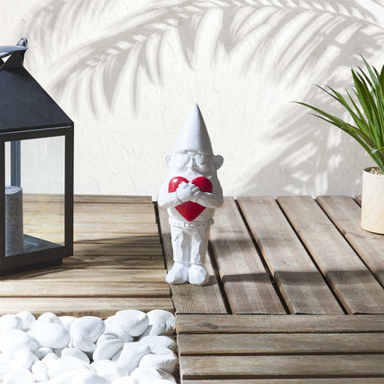 Dizaina statuete “ Rūķis Love” – 33 cm, balta