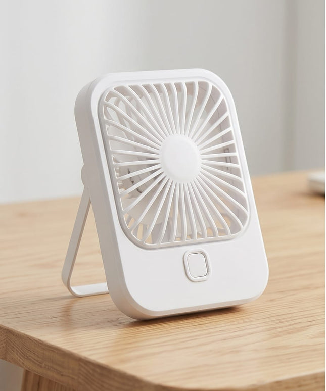 Portatīvais USB ventilators ar statīvu- kluss un jaudīgi 3 ventilatora ātrumi